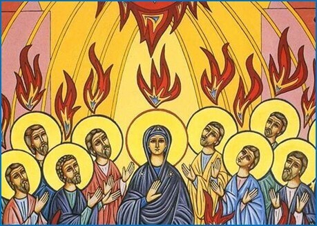 Nel Cenacolo con Maria e gli Apostoli