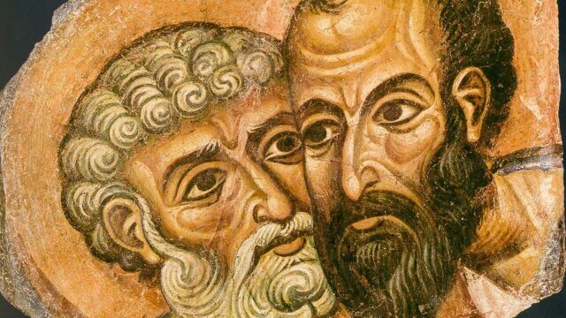 I santi Pietro e Paolo al Concilio di Gerusalemme