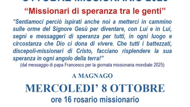 Missionari di Speranza tra le genti